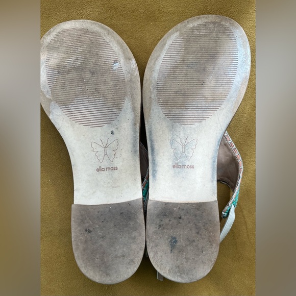 Ella Moss Turquoise Sandals - Picture 4 of 7